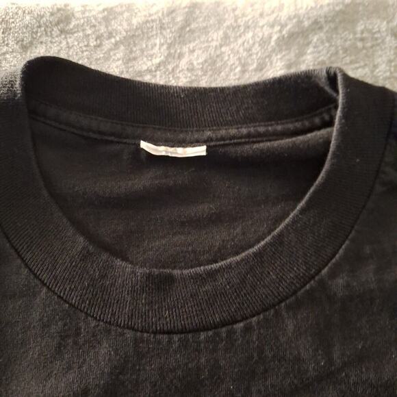 Super Bowl XLIV February 7, 2010 Black T-Shirt Saints vs Colts Size Large - Picture 3 of 7